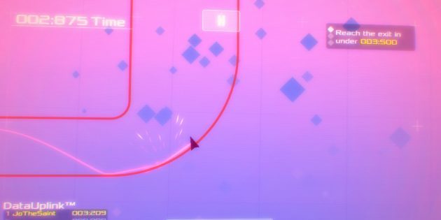 Data, Wing - neon arcade spil inspireret af science fiction 80