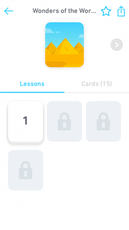 Tinycards: læreproces