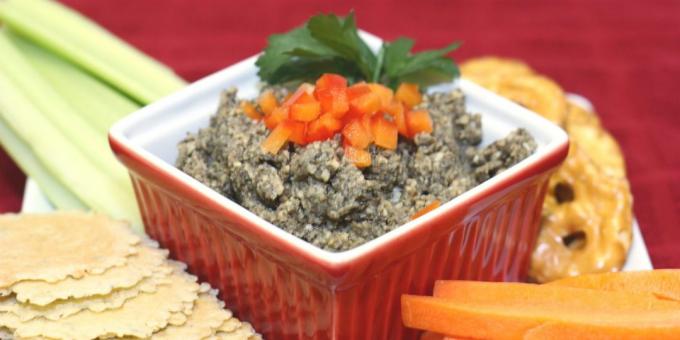 Kaviar fra tørrede svampe