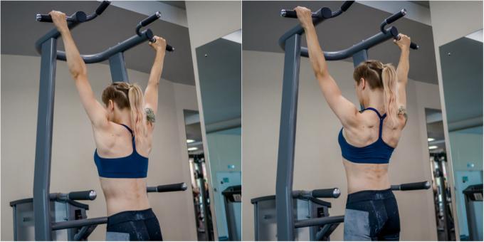 aktiverende øvelser: aktivering af rygmuskler i skruestikken