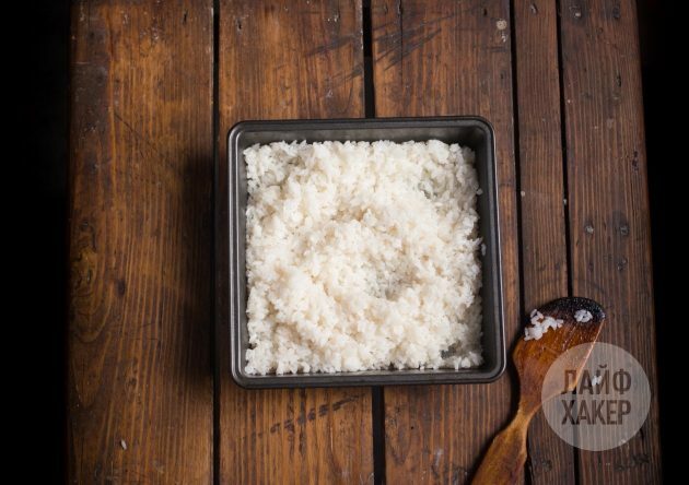 Forbered ris til sushirrito