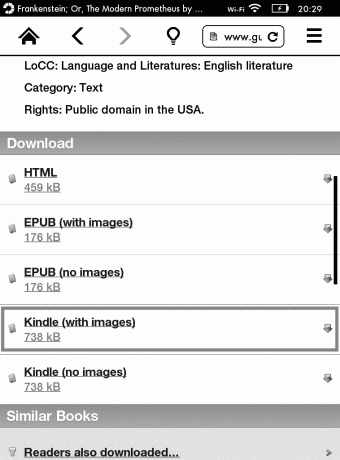 Sådan uploader en bog på Kindle: downloades via browseren