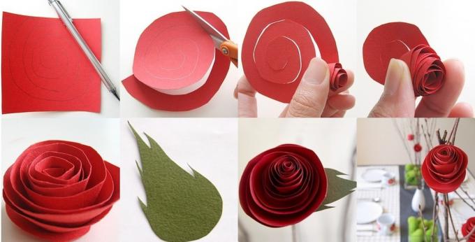 Hvordan man laver en Paper Rose