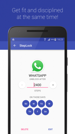StepLock: norm trin for at låse WatsApp