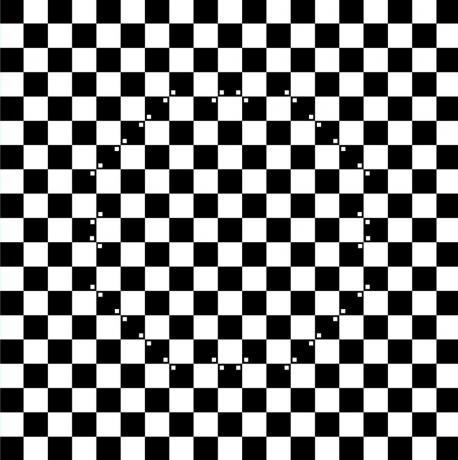 Optiske illusioner. skakbræt