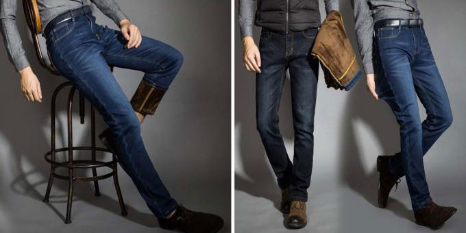 Isolerede jeans til mænd