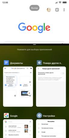 split screen på android
