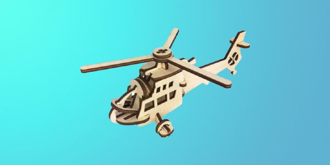 Præfabrikeret helikoptermodel