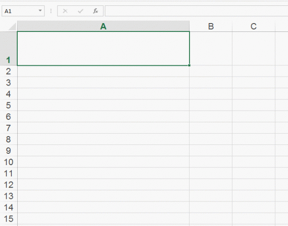 Tvungen overførsel af tekst i en celle i Excel