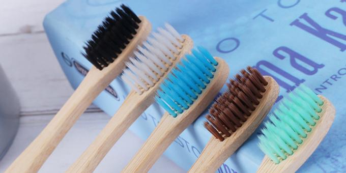 Vores vaner og økologi: Der er træ tandbørster og selv med naturlige børster