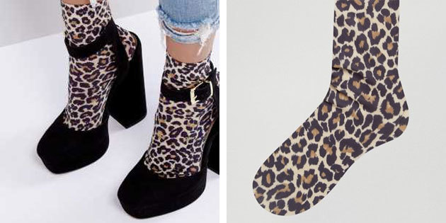 Smukke sokker: sokker leopard