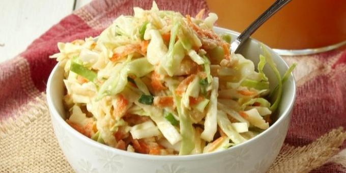 Opskrifter med æbler: Vegetabilske salat med æbler