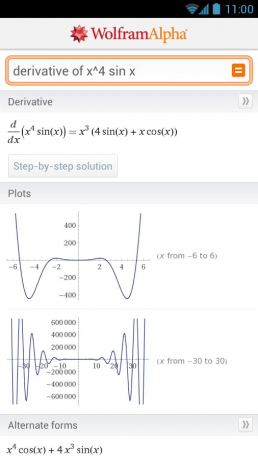 WolframAlpha: Matematik