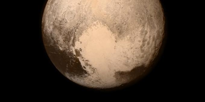 Billeder af plads: hjertets af Pluto