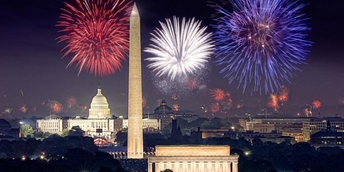 Hvil i juli: Washington, USA