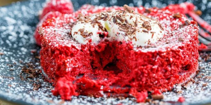 Hvad skal lave mad til den 14. Februar: Mini cheesecake "Pink Velvet"
