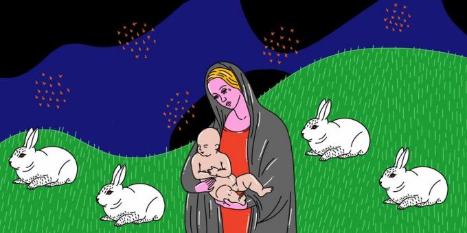 fødsel af et barn - det handler ikke om kaninen og græsplænen