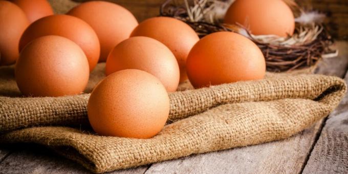 Sådan reduceres stress med ernæring: æg