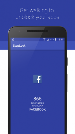 StepLock: gåtur og låse anvendelsen