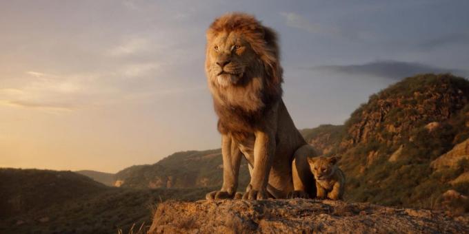 "The Lion King": Mufasa og Simba lille