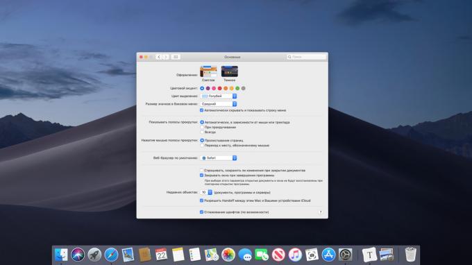 Skjule menulinjen på Mac