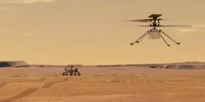 NASA lancerede en helikopter over overfladen af ​​Mars for første gang i historien