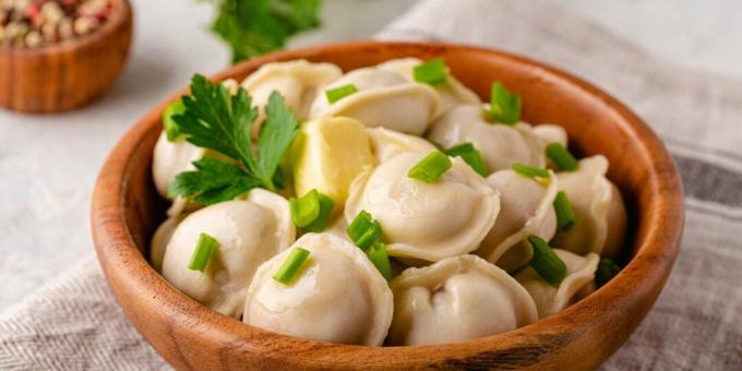 Dumplings med svinekød