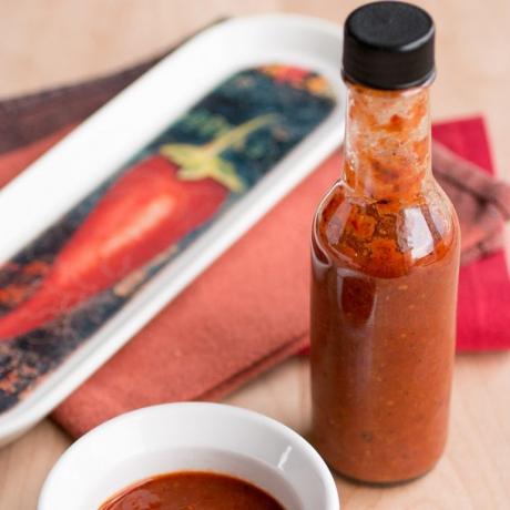 Krydrede saucer: meget krydret chili sauce