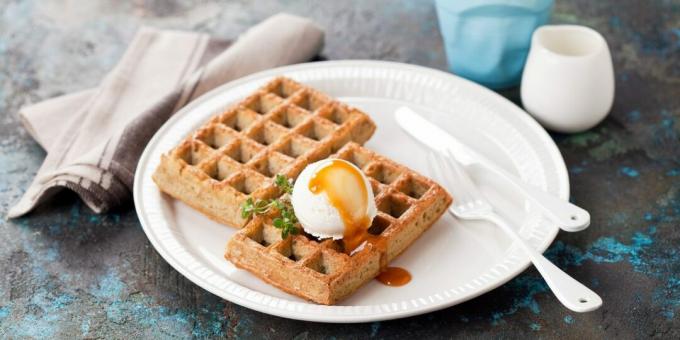 Glutenfri vafler med kokosmælk