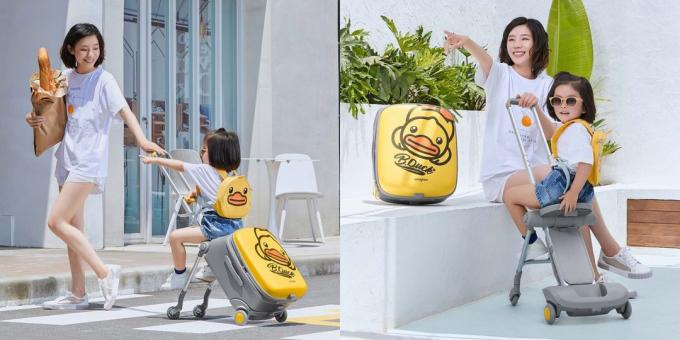 Xiaomi en kuffert kørestol at rejse med barnet