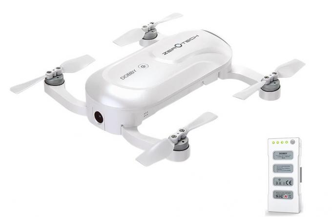 bundt-zerotech-Dobby-lomme-selfie-drone-13 MP-4k-kamera-GPS-GLONASS-positionering-rc-quadrokopter-ekstra-7-6v-970mah-batteri-1