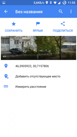 Google Maps: Nyt punkt
