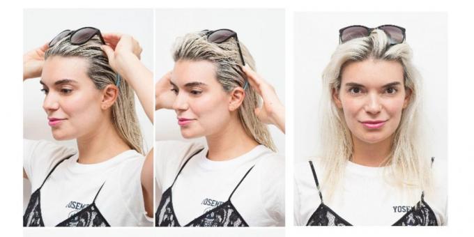 Hvordan man laver en frisure med hjælp af solbriller
