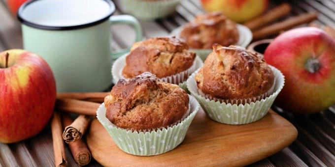 Æble muffins
