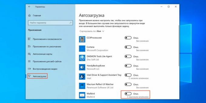 Sådan konfigureres opstart af Windows 10 via menuen Indstillinger