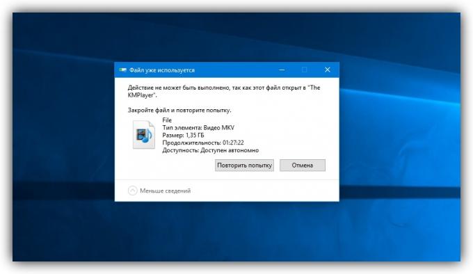Sådan sletter du en fil på Windows: Computer rapporterer, at filen åbnes i et andet program