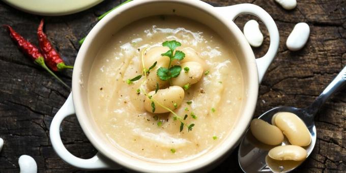 Bønnecreme suppe med kartofler
