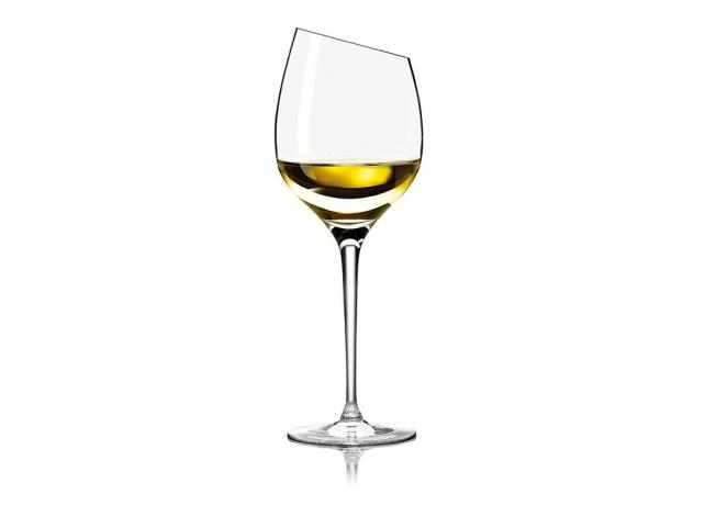 Et glas hvidvin Sauvignon Blanc