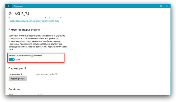 Windows 10 Fall Designere Opdatering: Begræns forbindelse