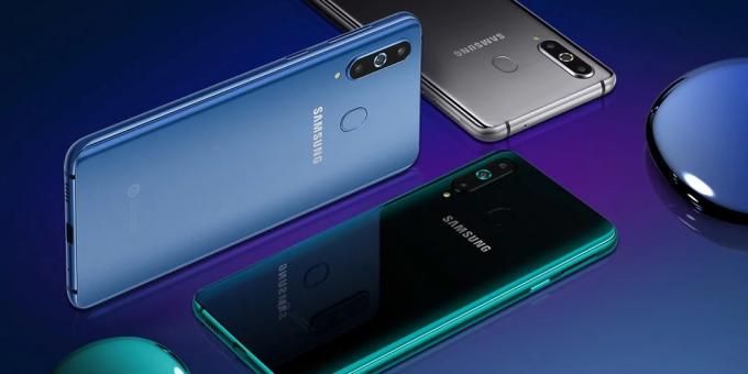 Galaxy A8s: tredobbelt kammer