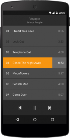 Blandinger til Android - en komplet minimalistisk musikafspiller