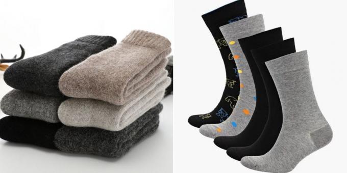 Hvad at tage med på turen: varme sokker