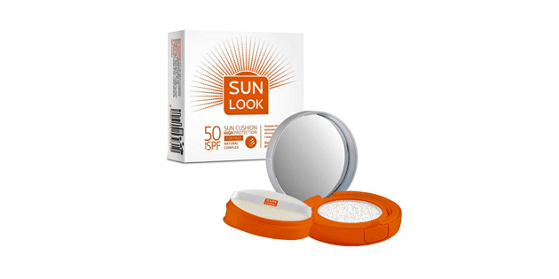 Den bedste solcreme: Solcreme stødpude for Sun Look Face