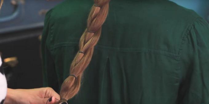 Frisurer til lange hår: lave et mønster til enden af ​​håret
