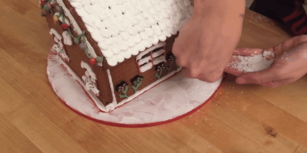Sådan laver du en honningkager hus med deres hænder