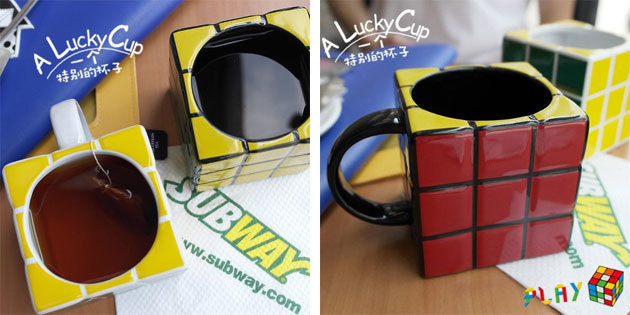 Funny krus: Mug-Rubiks terning