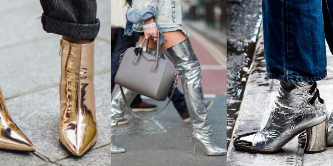 Moderigtige sko Fall-Winter 2019-2020 metalliske farver