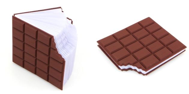 Notebook-chokolade