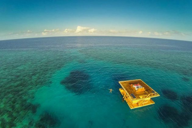 Underwater hotelværelse The Manta Resort