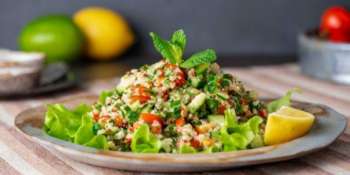 Quinoa tabbouleh salat